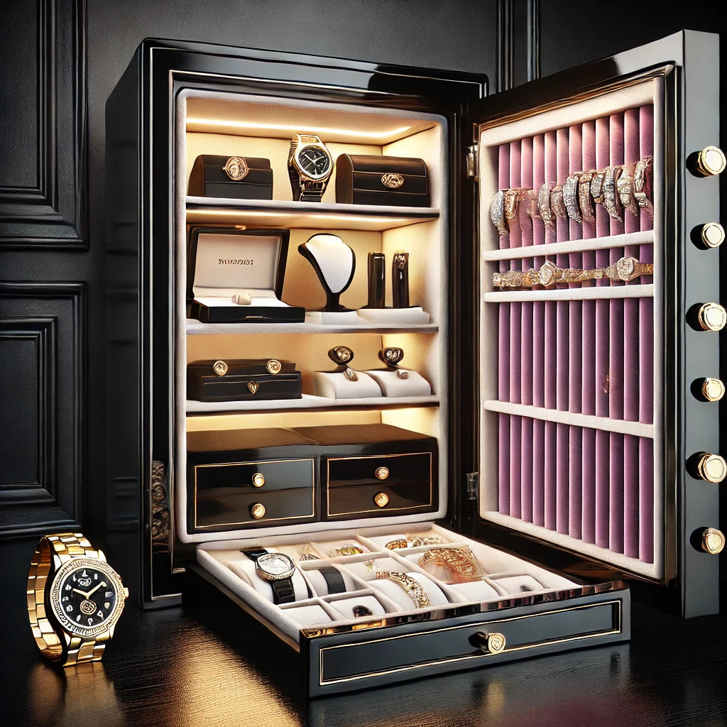 LuxeVault Jewelry Safe